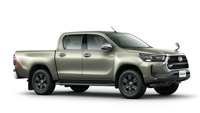 ハイラックス　GRS 純正交換　赤ステッチ　サイドブレーキ トヨタ・ハイラックスに「GRスポーツ」が登場！ - カー・アンド